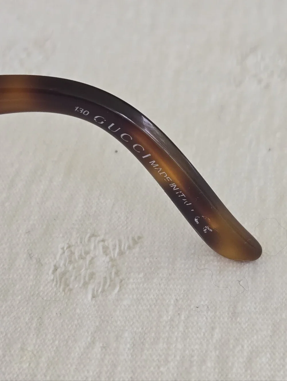 Gucci Women's Rectangular Glasses in Tortoise Shell Brown Vintage GG 3094